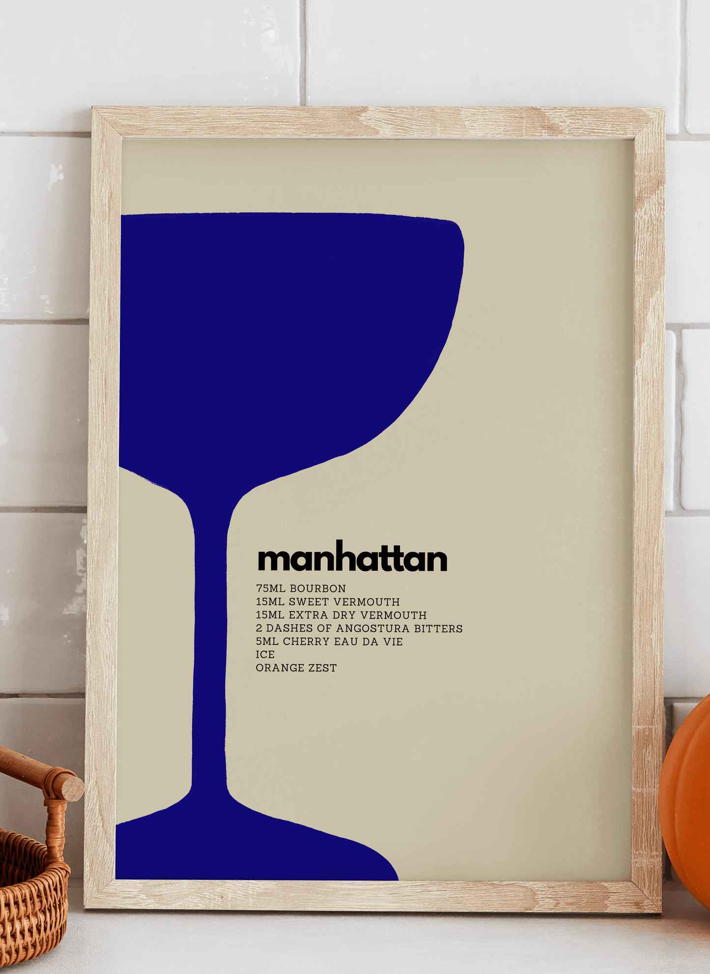 Manhattan Cocktail Art Print