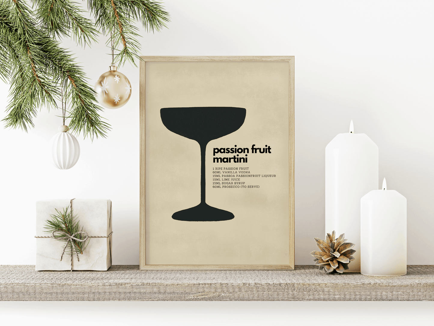 Passion Fruit Martini Art Print