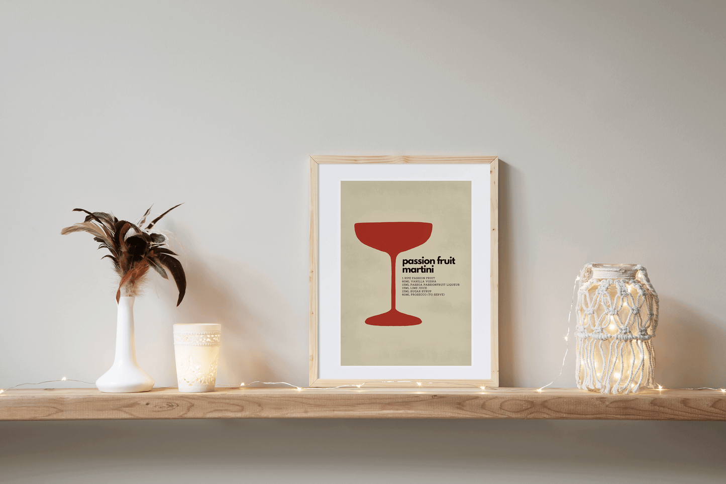 Passion Fruit Martini Art Print